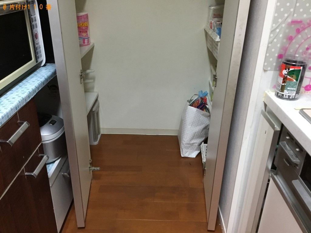 不用品処分と洗面台・浴室・トイレのクリーニング希望。
