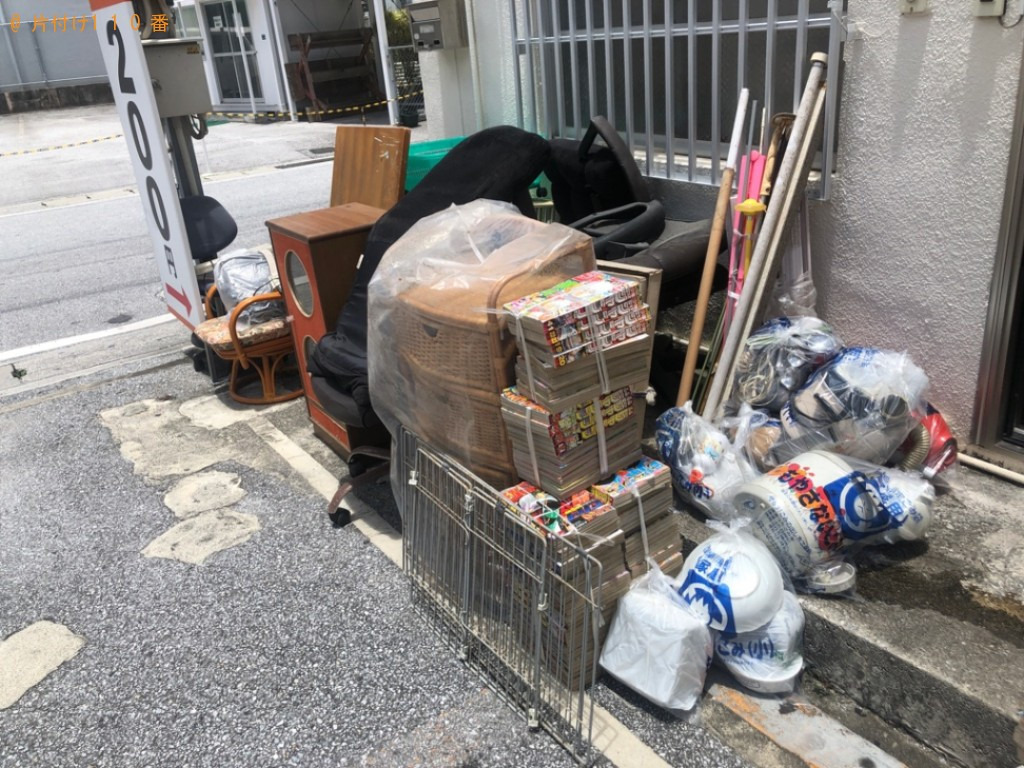 【那覇市】椅子、竹刀、雑誌、つぼ等の回収・処分ご依頼　お客様の声