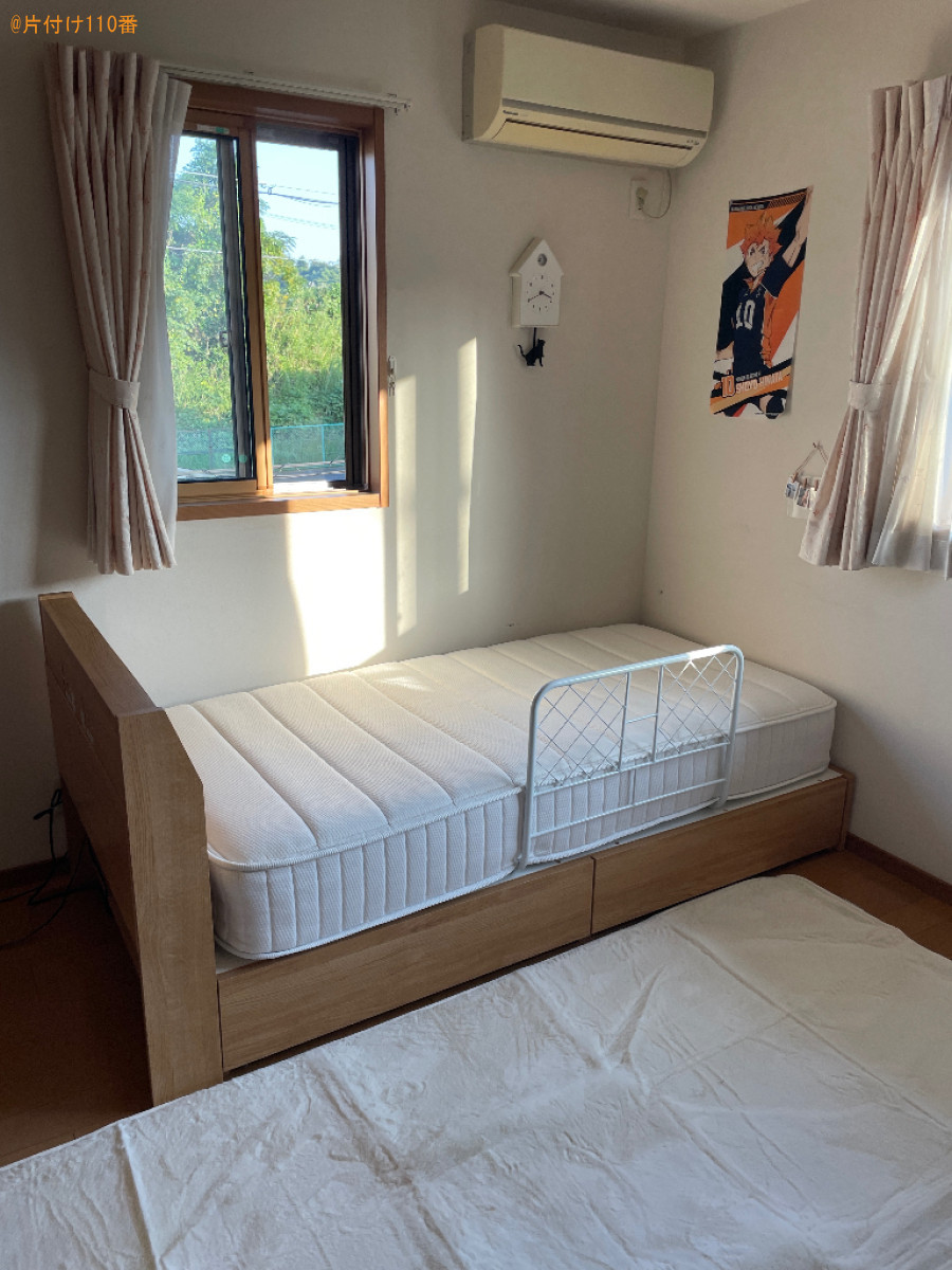 シングルベット、机、電子ピアノの移動作業ご依頼　お客様の声