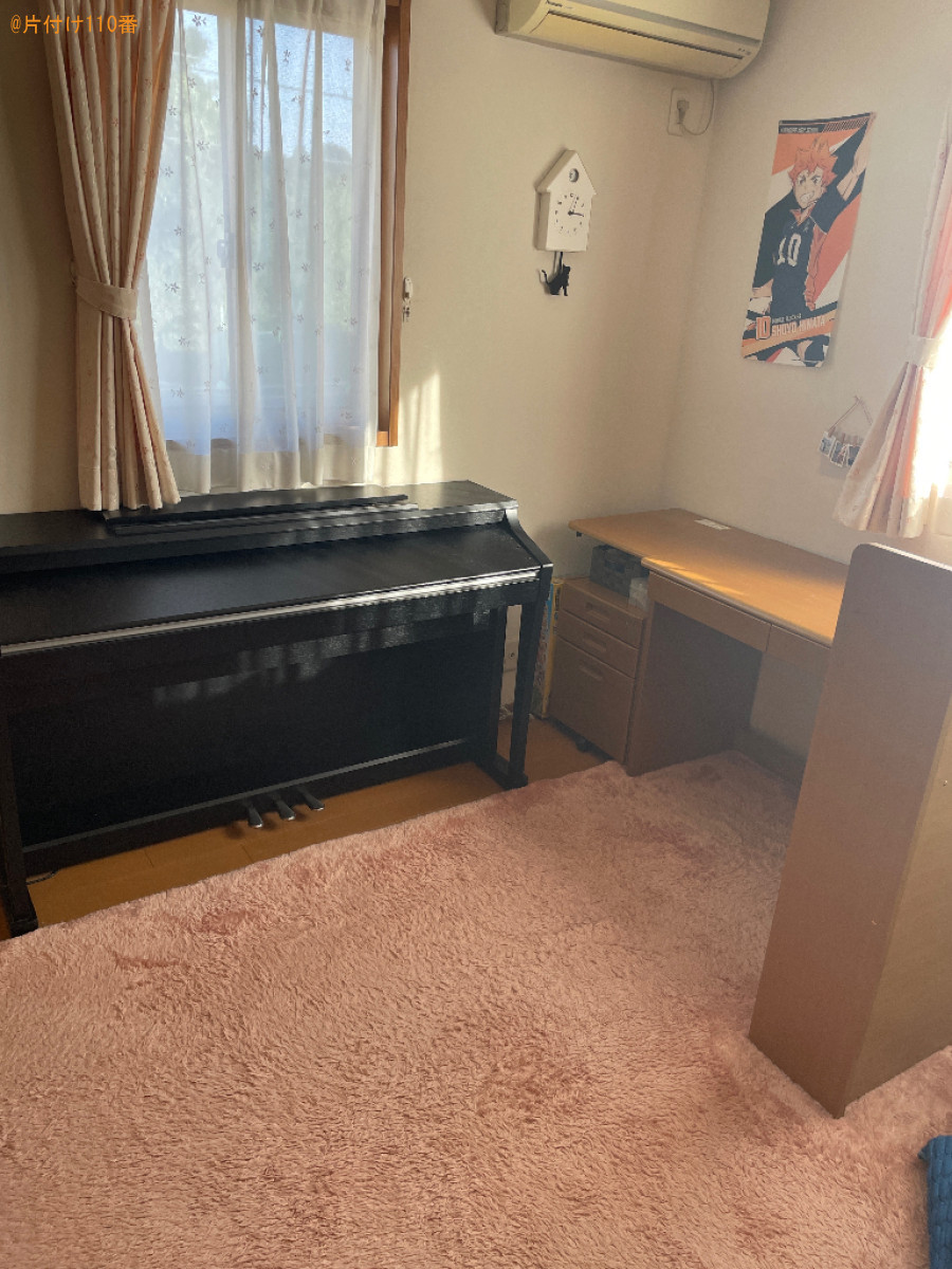 シングルベット、机、電子ピアノの移動作業ご依頼　お客様の声