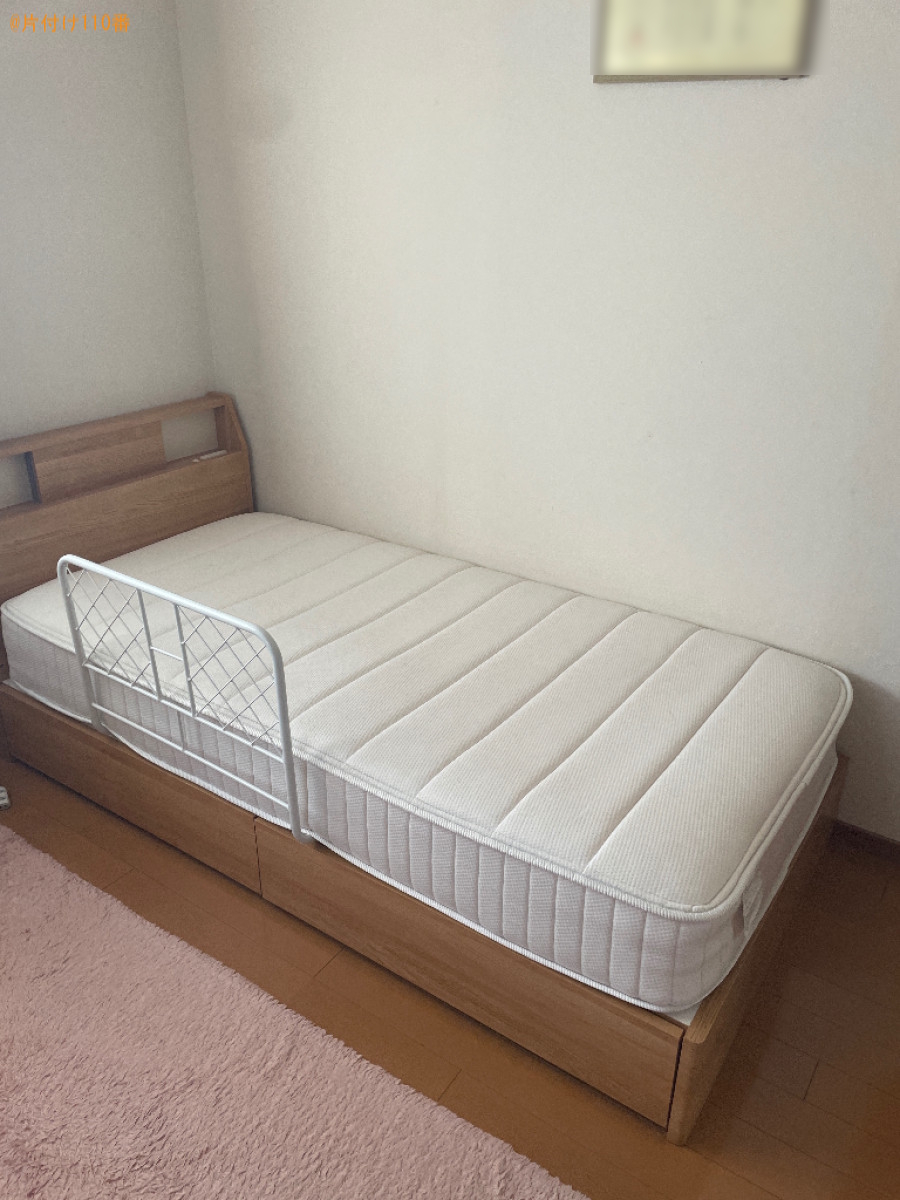 シングルベット、机、電子ピアノの移動作業ご依頼　お客様の声