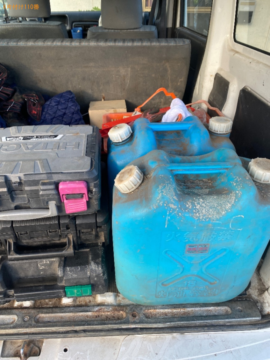 ポリタンクに入った軽油の回収・処分ご依頼　お客様の声