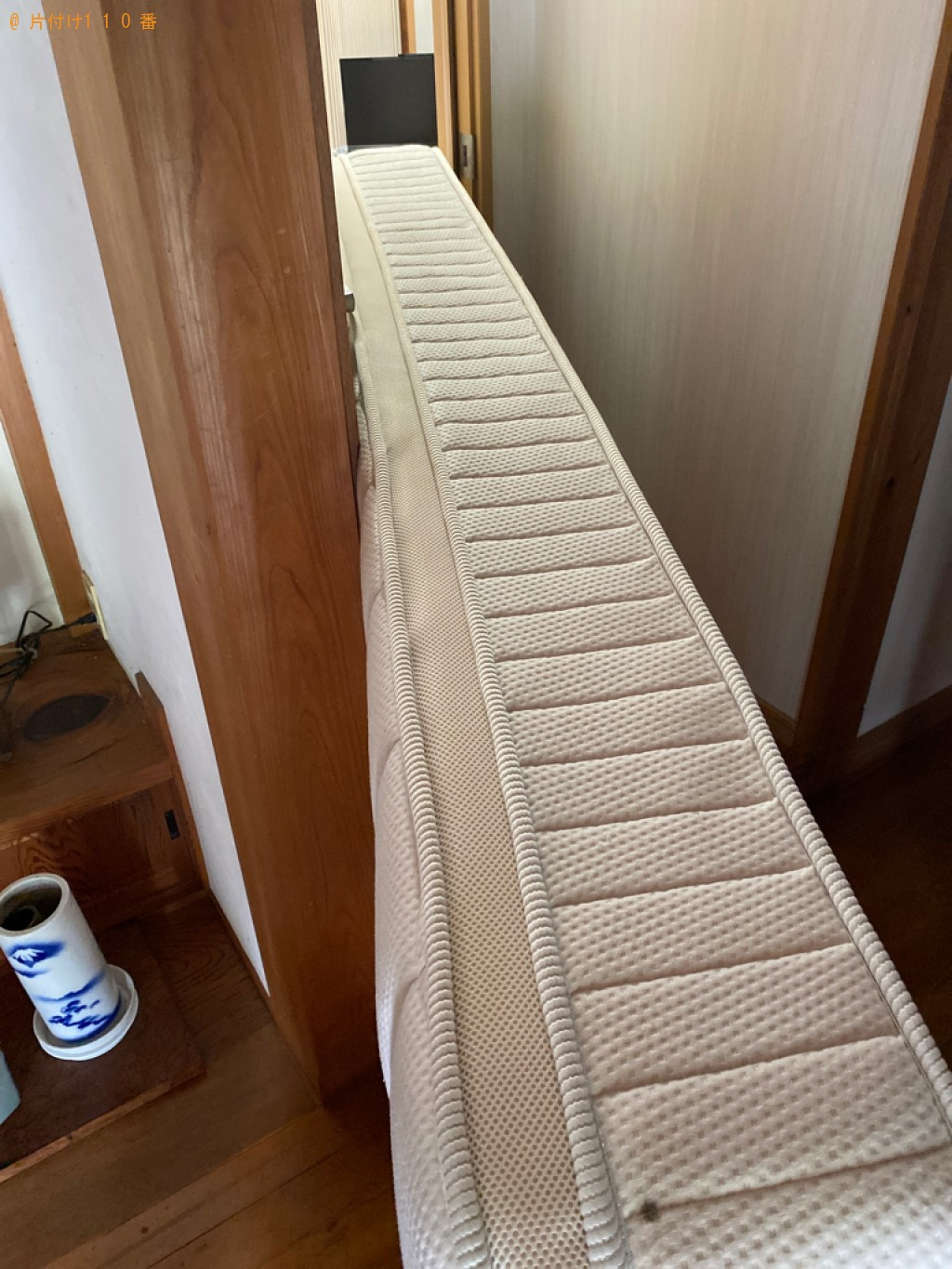 シングルベッドマットレスの回収・処分ご依頼　お客様の声