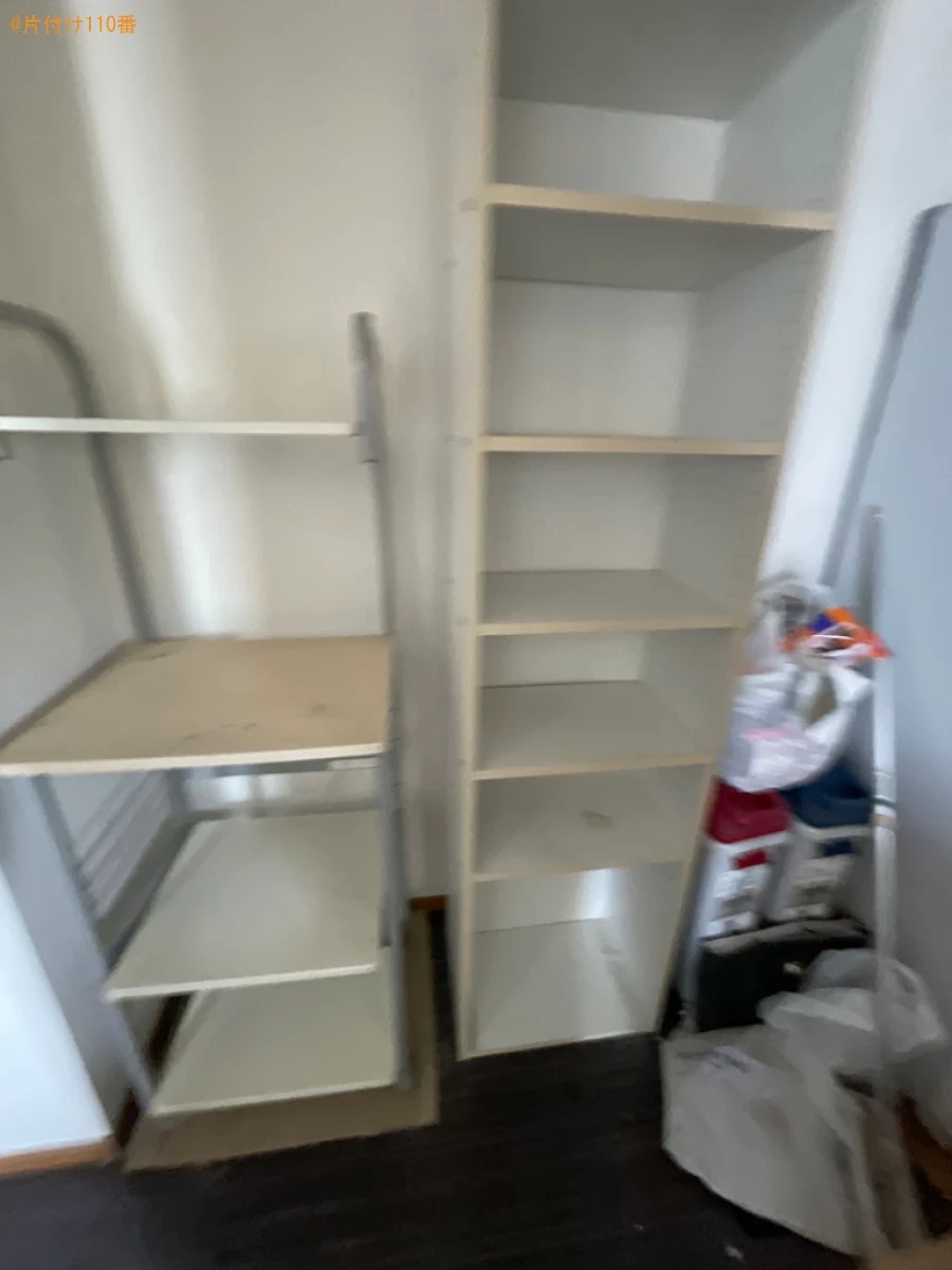 家庭用エアコン、タンス、レンジ台、本棚、ハンガーラック等の回収