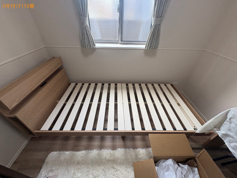 シングルベットの組み立て作業ご依頼 お客様の声